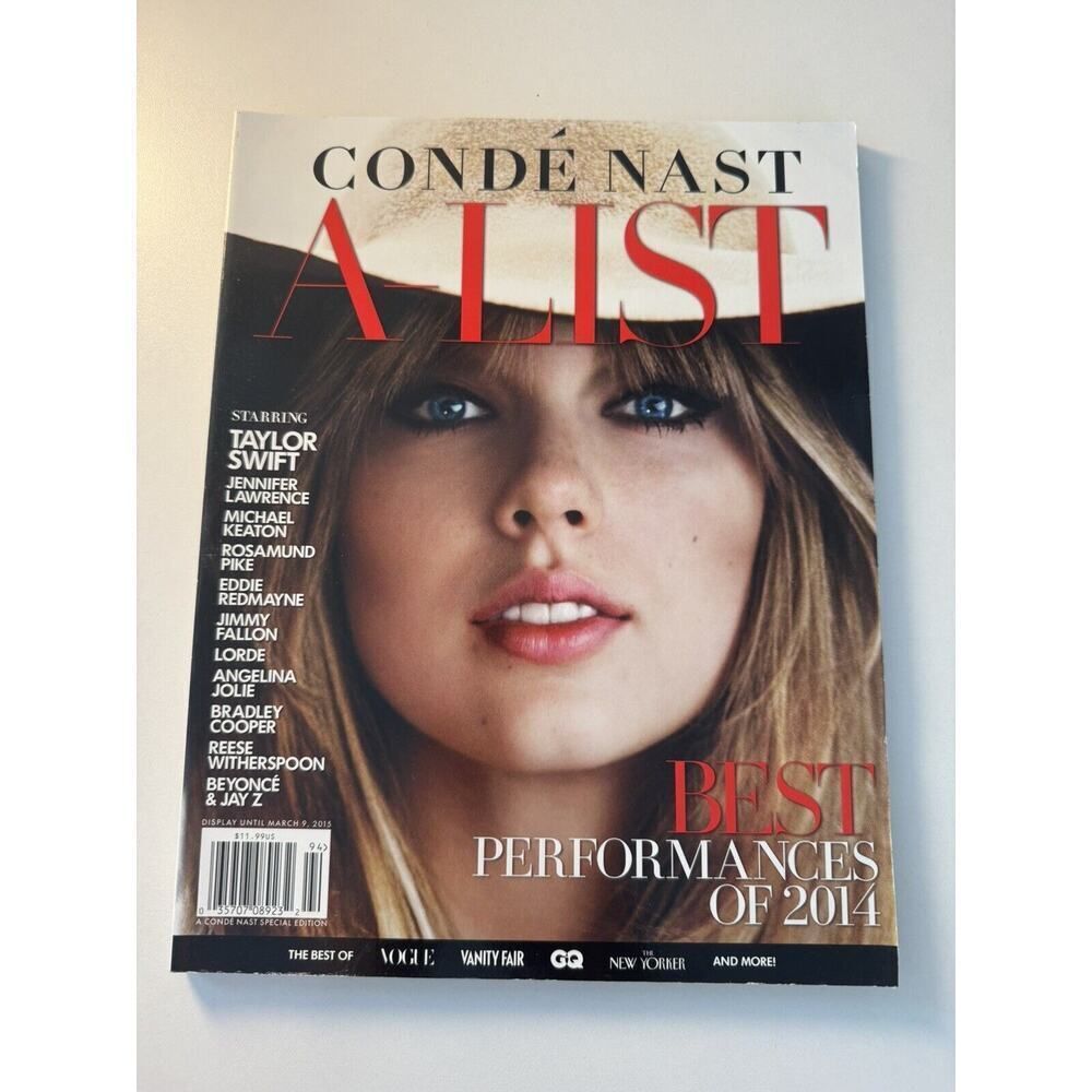 Conde Nast A-List Best Performances Of 2014 Taylor Swift